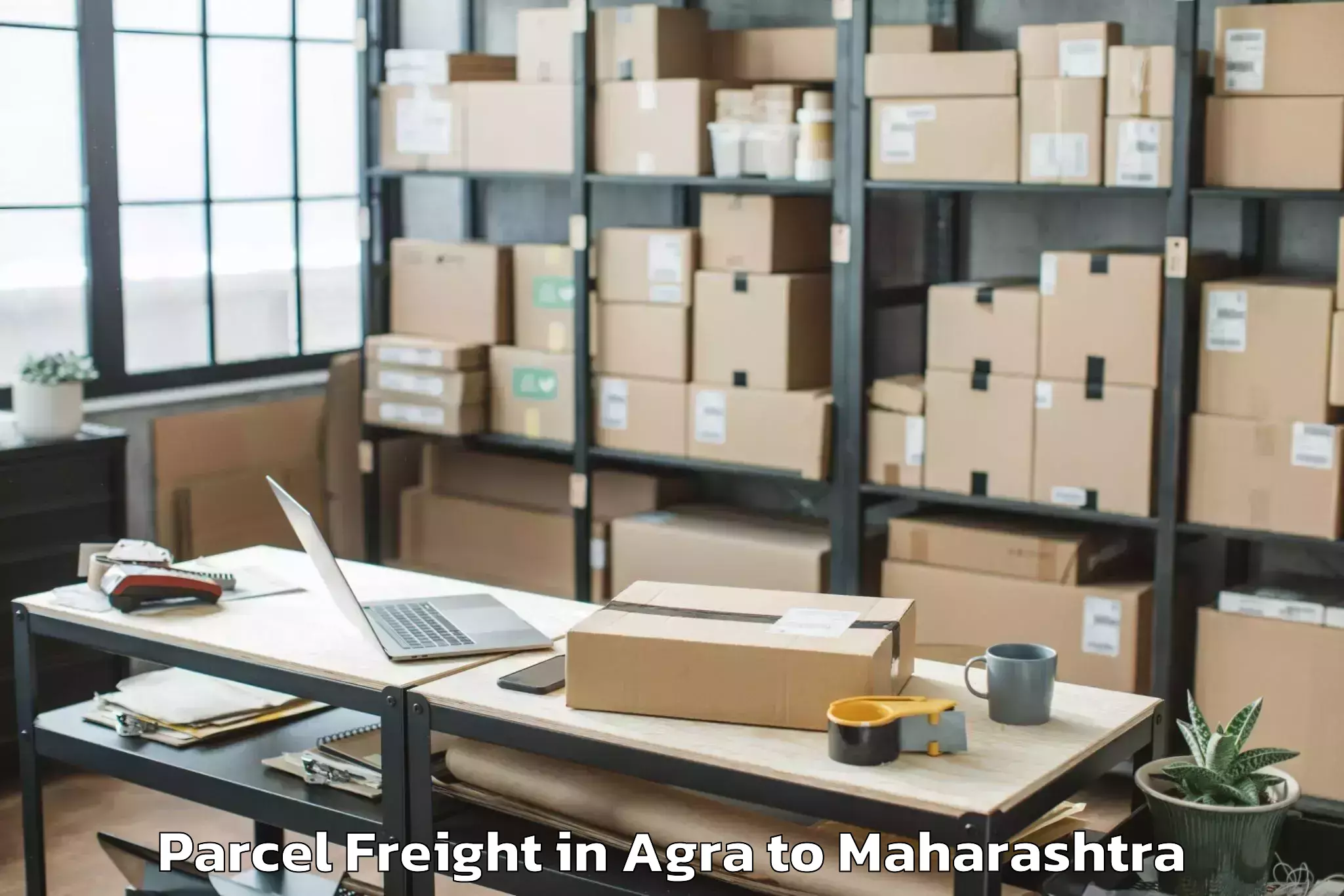 Top Agra to Navi Mumbai Parcel Freight Available